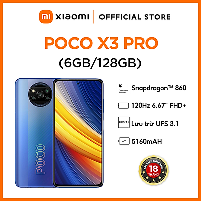  Điện thoại Xiaomi Poco X3 Pro 6GB l 128GB - Hàng chính hãng