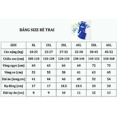 Đồ bơi bé trai ngắn tay Beach size từ 18kg đến 52kg