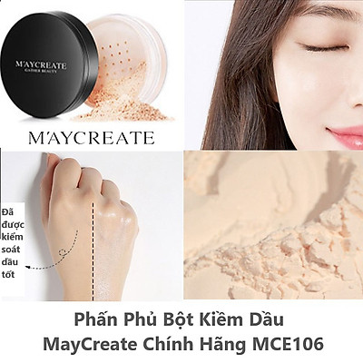 Phấn Phủ dạng Bột Kiềm Dầu MayCreate 