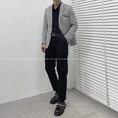 Áo blazer kẻ slimfit HitsMan 1265