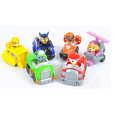 Bộ đồ chơi xe bánh đà hoạt hình chó cứu hộ paw patrol (mẫu ngẫu nhiên)