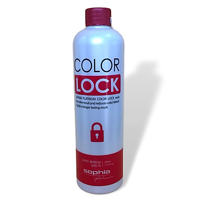 Thuốc khóa màu nhuộm (Phủ bóng, phủ mịn) Sophia Platinum Color Lock 530ml
