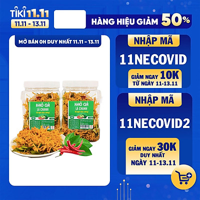 1kg Khô gà lá chanh thượng hạng hiệu TETE