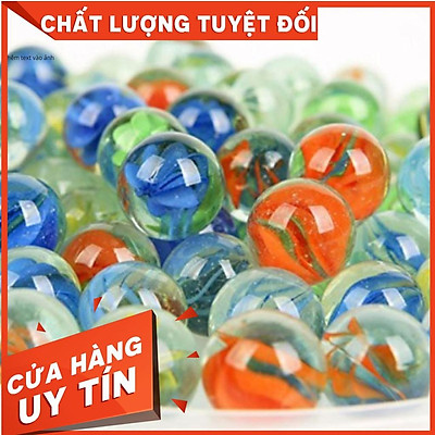 Viên bi ve đủ các màu