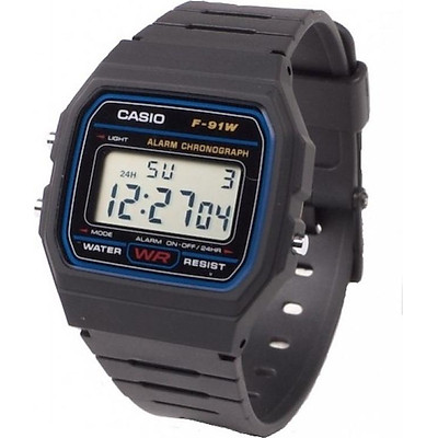 Đồng Hồ Nam Casio F91W-1DG Chính Hãng