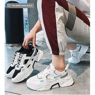 Giày thể thao sneaker nam phong cách trẻ trung 2020 - 015 trắng 