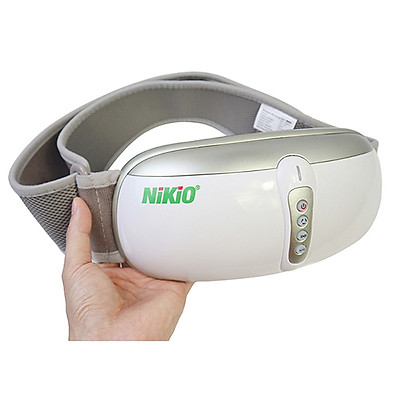 Máy massage bụng pin sạc Rung Lắc Nhiệt Hồng Ngoại thế mới Nikio NK-169DC - Màu vàng