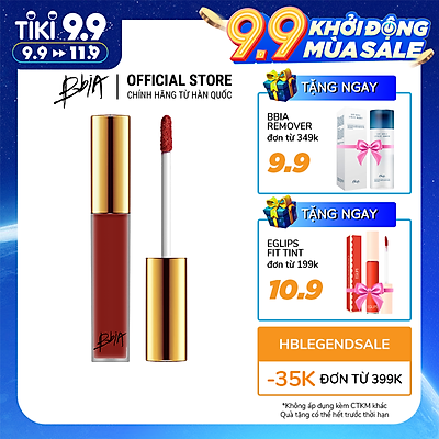 Son kem lì Bbia Last Velvet Lip Tint Version 3 5g (5 màu)