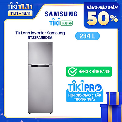 Tủ lạnh Samsung Inverter 234 lít RT22FARBDSA