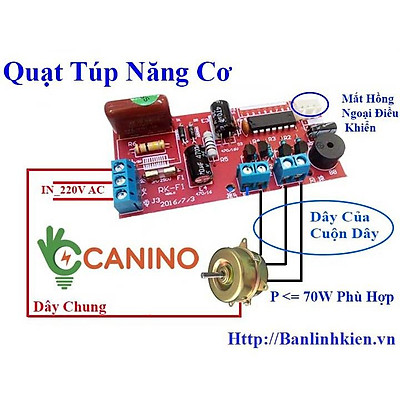 Mạch điều khiển quạt từ xa v1