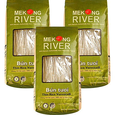 Combo 3 túi Bún Tươi MeKong River 300g