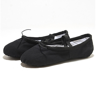 canvas flats ballet