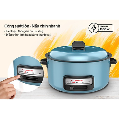 Nồi Lẩu Điện Sunhouse SHD4527 (3.5L) - Hàng Chính Hãng