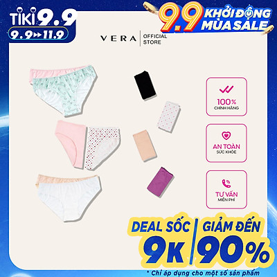 Combo 10 Quần Lót Nữ Vera Bikini 6323 - Màu Ngẫu Nhiên