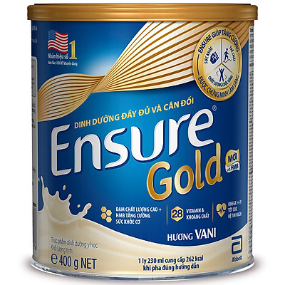 Sữa Bột Abbott Ensure Gold Vani 400g