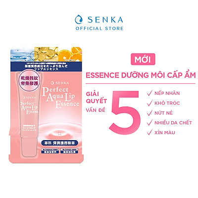 Essence dưỡng môi cấp ẩm SENKA PERFECT AQUA LIP ESSENCE 10g