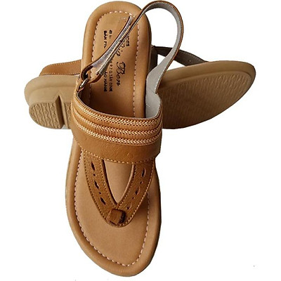 Giày Sandal Kẹp Nữ BIGGBEN Da Bò Thật SDN31