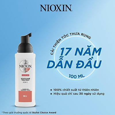 Tinh Chất Nioxin 4 Dành Cho Tóc Nhuộm, Thưa Mỏng Và Rụng Nhiều Trong Thời Gian Dài Scalp & Hair Treatment 100ml
