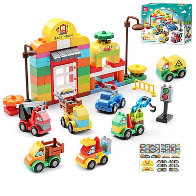 Đồ Chơi Xếp Hình Lego Chủ Đề Gas Station 105 Chi Tiết