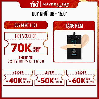 Kem Nền Lâu Trôi Superstay Long Lasting Full Coverage Foundation Maybelline New York 30ml