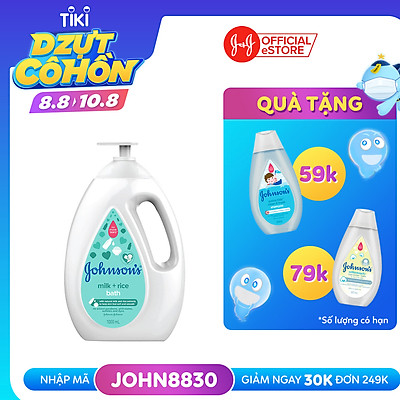 Sữa Tắm Johnson's Baby cho Bé - Dung Tích 1000ml