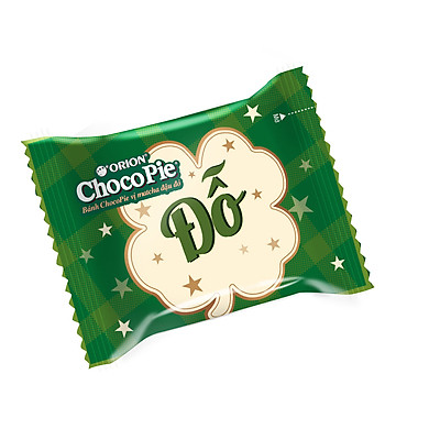 Bánh Chocopie Orion Vị Matcha Đậu Đỏ (Hộp 12 Gói)