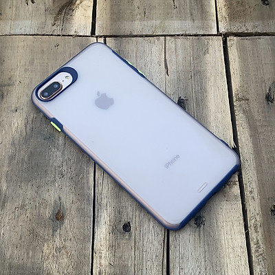 ốp Lưng Nham Cong 3d Viền Mau Xanh Dương Danh Cho Iphone 7 Plus Iphone 8 Plus Tiki