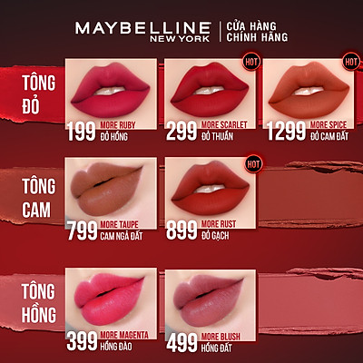 Son Lì Mịn Môi Siêu Nhẹ Cao Cấp Maybelline New York Color Sensational Ultimatte 1.7g