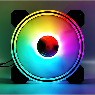 Quạt Led RGB GX 12cm cho máy tính - hàng nhập khẩu