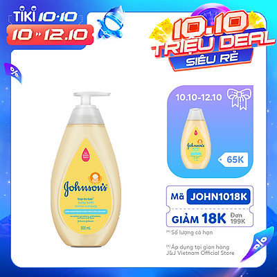 Sữa tắm gội toàn thân Johnson's Baby (500ml)