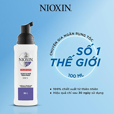 Tinh Chất NIOXIN 6 Dành Cho Tóc Hay Tạo Kiểu, Thưa Mỏng Và Rụng Nhiều Trong Thời Gian Dài Scalp & Hair Treatment 100ml