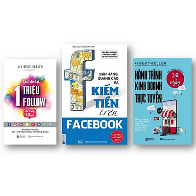 Combo kinh doanh trực tuyến thời 4.0 KZ : Cách Để Đạt 1 Triệu Follow Chỉ Trong 30 Ngày + Bán hàng, quảng cáo và kiếm tiền trên Facebook +  Hành trình kinh doanh trực tuyến 28 ngày