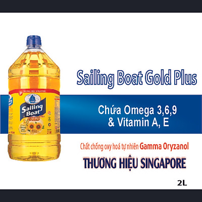 Dầu ăn Sailing Boat Gold Plus 2L