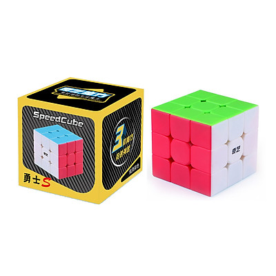 Rubik 3x3 QiYi Warrior S Stickerless Rubic 3 Tầng Không Viền