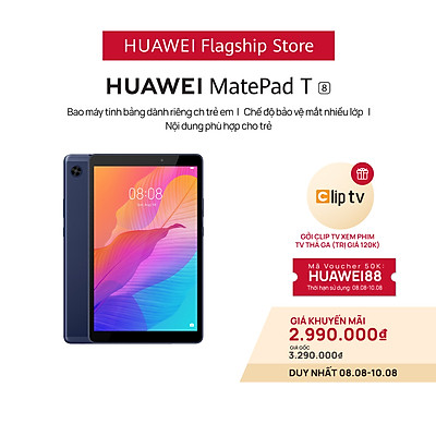 Máy TÍnh Bảng HUAWEI Matepad T8 2G/32G- Thẻ nhớ ngoài 512GB - Hàng Chính Hãng