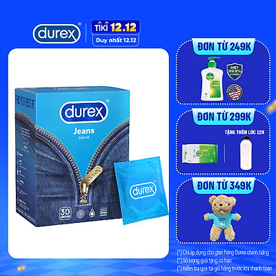 Bao cao su Durex Jeans Hộp 30 bao