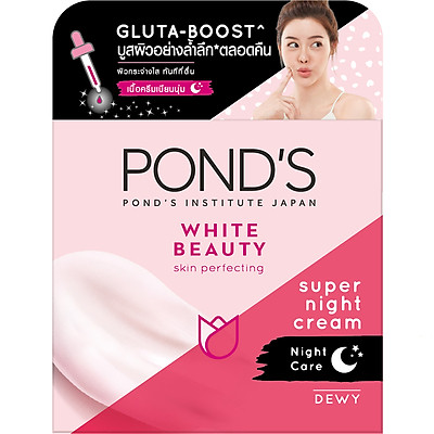 Bộ Đôi Kem Dưỡng Da Ngày Và Đêm Trắng Hồng Rạng Rỡ Pond's White Beauty (50g)