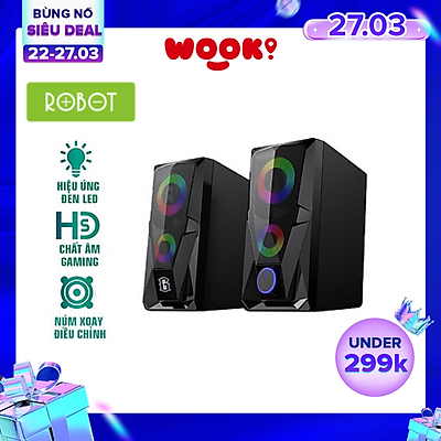 Loa Máy Tính Game Thủ - ROBOT RS200 - Hàng Chính Hãng