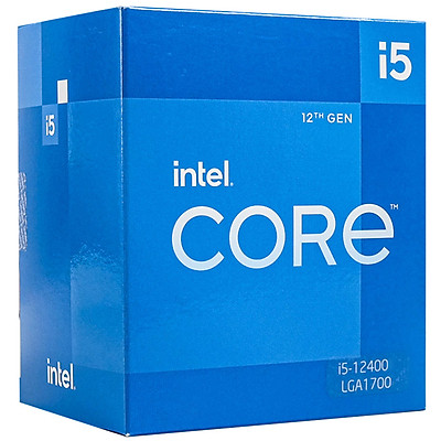 CPU Intel Core i5-12400 (Upto 4.4Ghz, 6 nhân 12 luồng, 18MB Cache, 65W) - Socket Intel LGA 1700) - Hàng Chính Hãng
