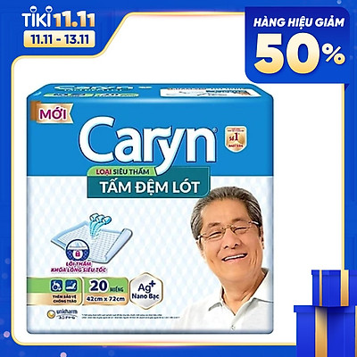 Tấm Đệm Lót Siêu Thấm Caryn (20 Miếng)