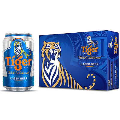 Thùng Bia Tiger 24 Lon (330ml / Lon)