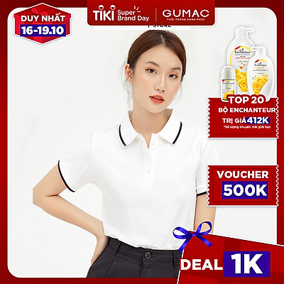 Áo polo xẻ lai GUMAC ATB109