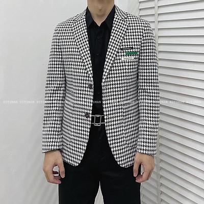 Áo blazer kẻ slimfit HitsMan 1265