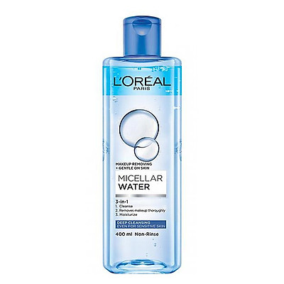 Nước Tẩy Trang L'Oreal 3 In 1 Micellar Làm Sạch Sâu (400ml)