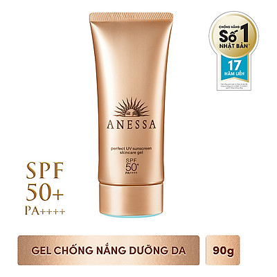 Kem Chống Nắng Anessa Perfect UV Sunscreen Skincare Gel Spf 50+ Pa++++ (90g)