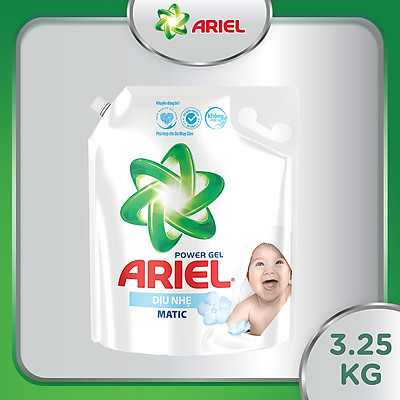 Nước Giặt Ariel Matic Dạng Túi 3.2kg/3.25kg/3.5kg/3.6kg/3.9kg/4.1kg