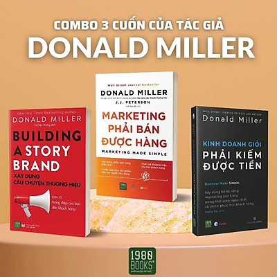 Combo 3 Cuốn Của Tác Giả Donald Miller:  Xây Dựng Thương Hiệu Là Chiến Lược + Marketing Là Chiến Thuật + Kinh Doanh Là Chiến Trường