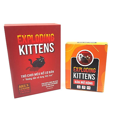 Combo mèo nổ Exploding Kittens + 5 bản mở rộng bản Đẹp