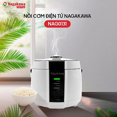 Nồi Cơm Điện Nắp Gài Nagakawa NAG0131 (1.2 Lít) - Hàng Chính Hãng