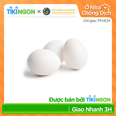 [HCM] - Trứng vịt sạch loại 1 size lớn (hộp 10 quả) - được bán bởi TikiNGON - nhanh 3H